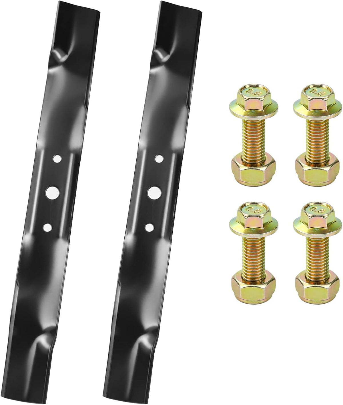 2 Pack GX20249 Mower Blades for John Deere L110 L111 L118 42" Deck