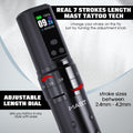 Mast Fold2 Pro Tattoo Gun, Wireless Rotary Tattoo Pen Machine