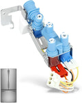 GNE25JYKBFFS GNE25JYKFFFS Refrigerator Water Inlet Valve Fit for GE GSS25GYPGCFS GWE19JYLBFFS GWE19JYLEFFS GWE19JYLFFFS GNE25JMKBFES GNE25JSKBFSS GNE25JYKHFFS GNE27JSMAFSS GNE27JYMNFFS GSE25GYPFCFS