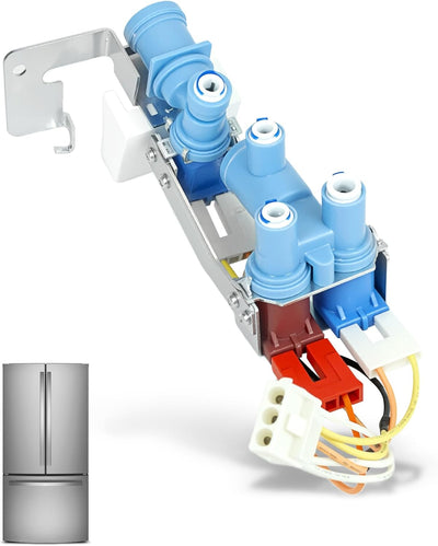 GNE25JYKBFFS GNE25JYKFFFS Refrigerator Water Inlet Valve Fit for GE GSS25GYPGCFS GWE19JYLBFFS GWE19JYLEFFS GWE19JYLFFFS GNE25JMKBFES GNE25JSKBFSS GNE25JYKHFFS GNE27JSMAFSS GNE27JYMNFFS GSE25GYPFCFS
