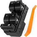 Amiss Driver Side Power Master Window Switch, Compatible with Chevy Silverado/GMC Sierra 2007-2013, Chevrolet Traverse/HHR/Yukon/Buick Enclave Replace OE 20945129 25789692
