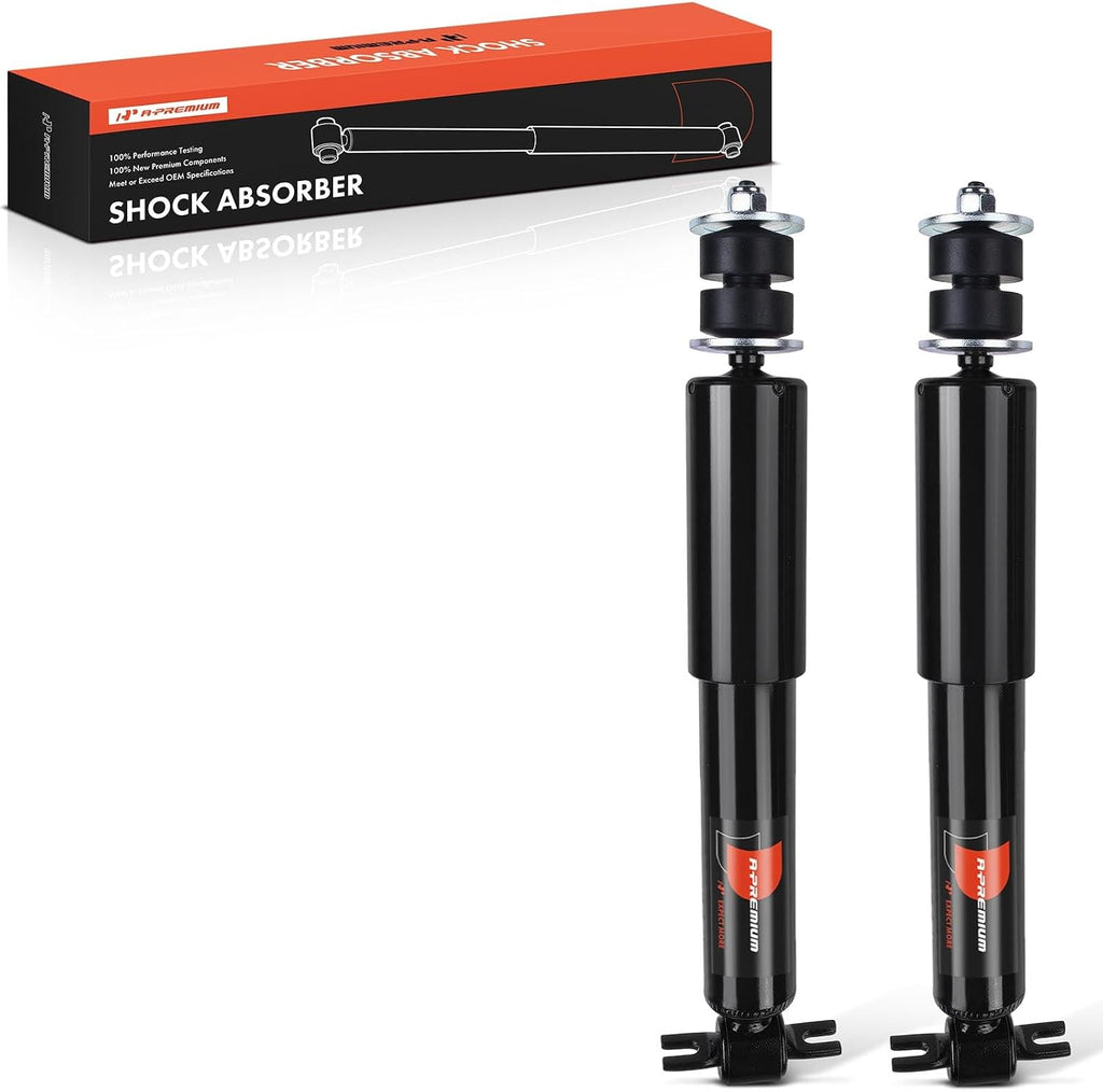 A-Premium Front Shock Absorbers, Set of 2 - Compatible with Chevrolet, GMC