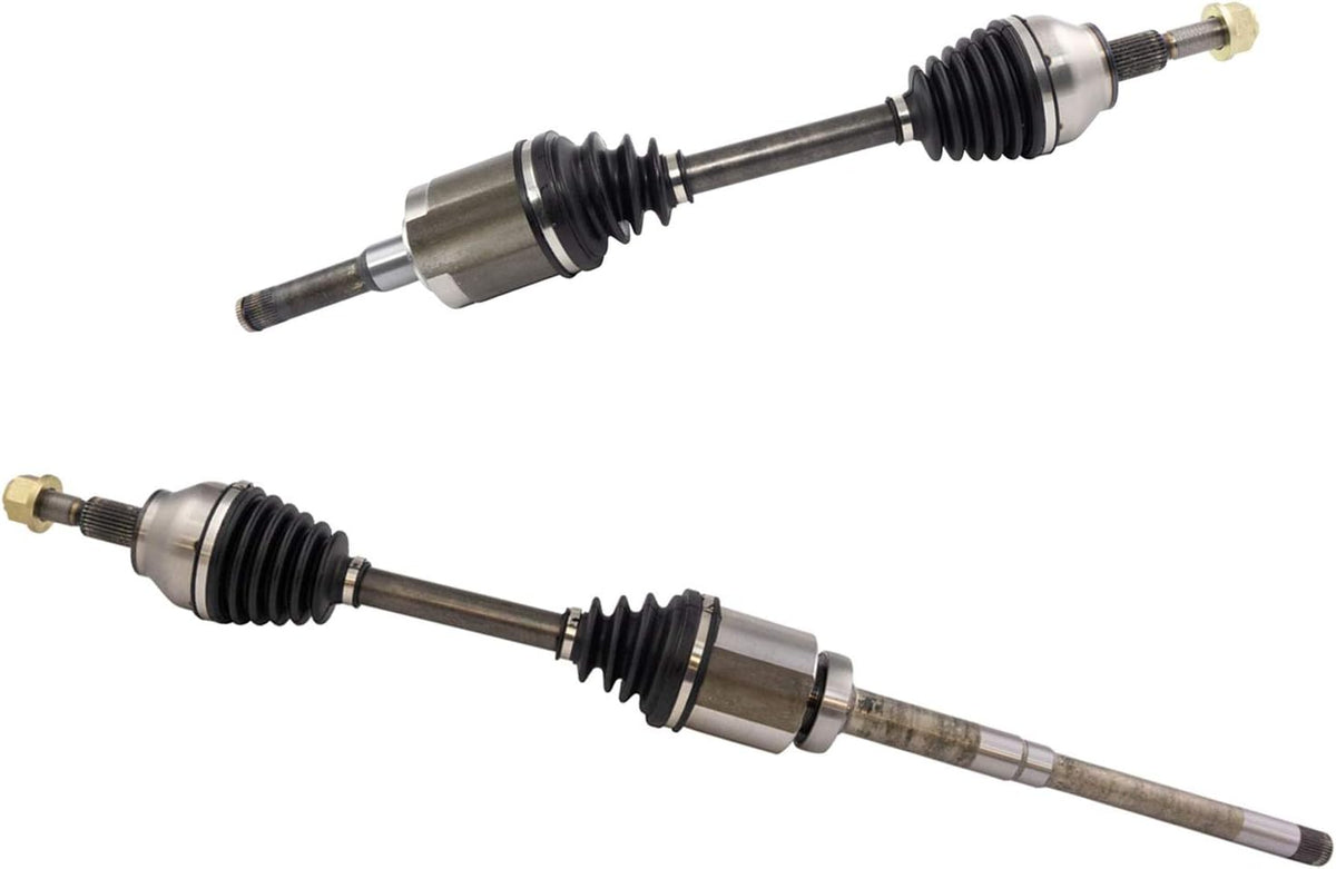 TRQ Front 2 Piece CV Axle Shaft Assembly Set