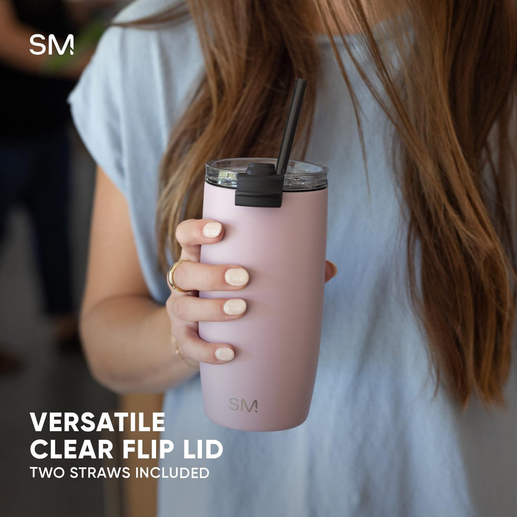 Travel Coffee Mug with Lid | 16oz | Green | Voyager Coffee Cup, Coffee Tumbler for Hot & Iced Drinks | Insulated