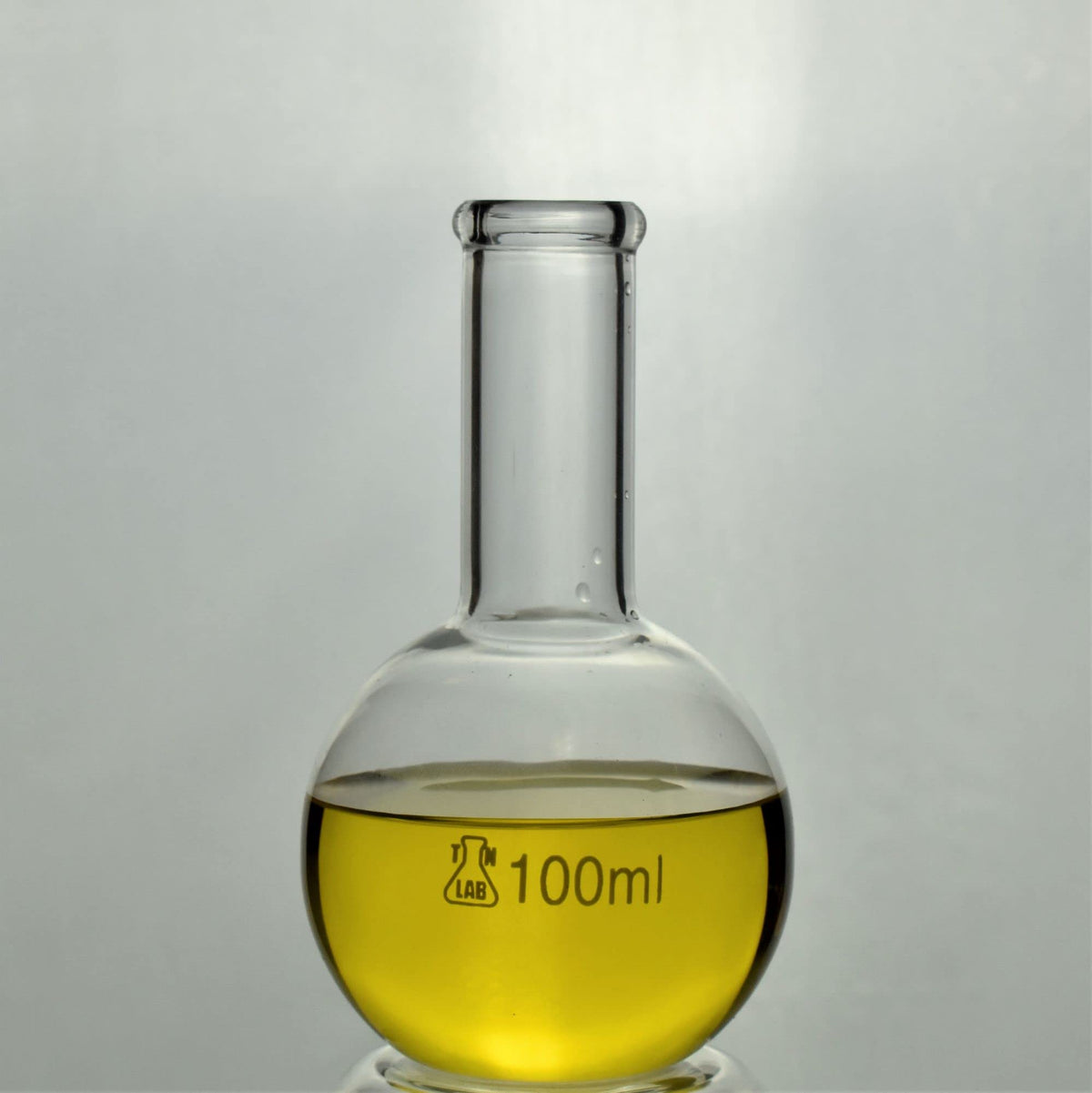 TN LAB 100ml Flat Bottom Boiling Flask Heavy-Wall Borosilicate 3.3 Glass