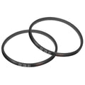uxcell 2pcs B32 1/2 Rubber V Belt, B Section V-Belt 35.2" Outside Circumference x 0.67" Width x 0.43" Thick, Industrial Power Transmission Belt, Black