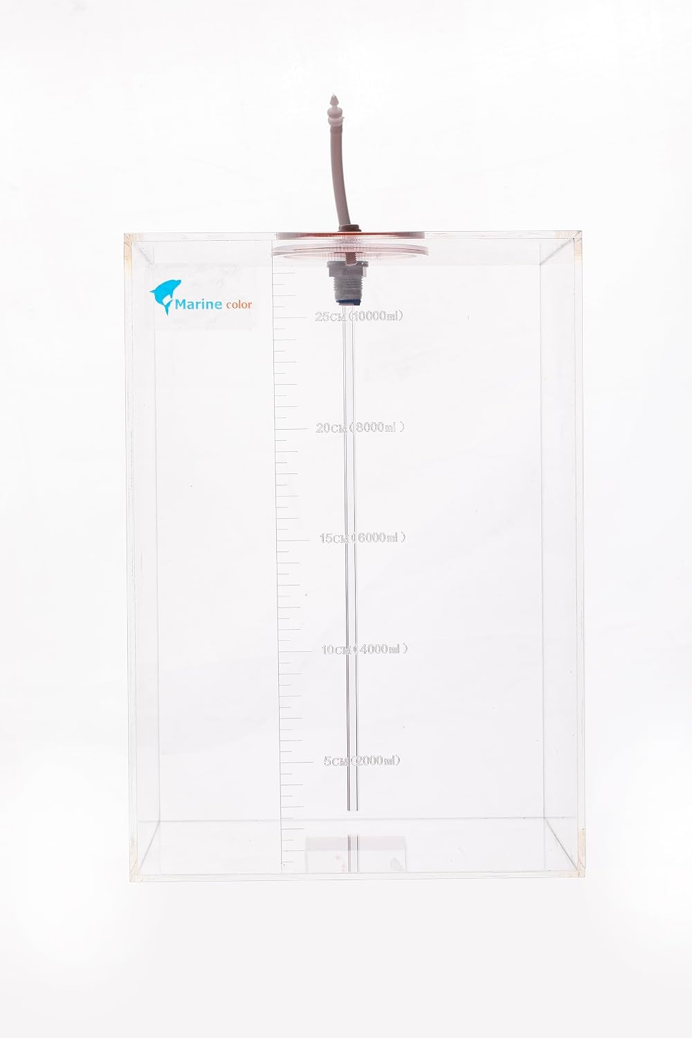 Acryli Made Liquid Storage Bucket Working with Dosing Pump,Auto Top Off System Reservoir Container (10L/2.6G)