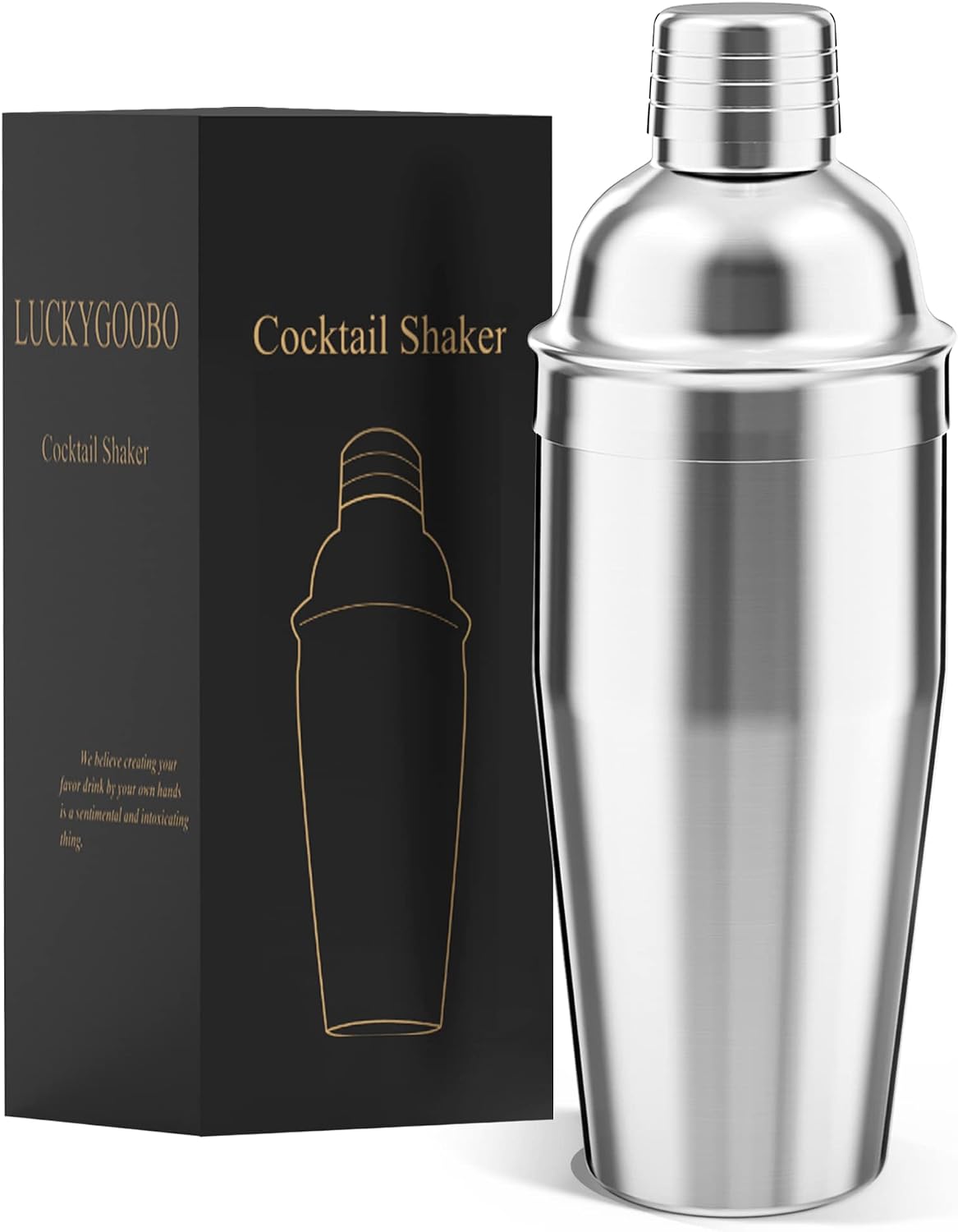 Cocktail Shaker,24oz Martini Shaker,Drink Shaker Mixer