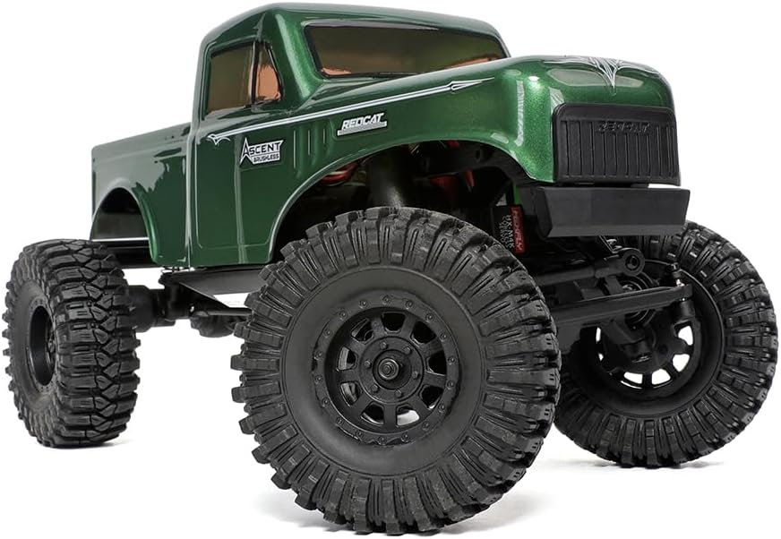 Ascent 18 Brushless RC Rock Crawler – 4WD 1/18 RC Crawler with Portal Axles, High Steer Geometry, Waterproof ESC