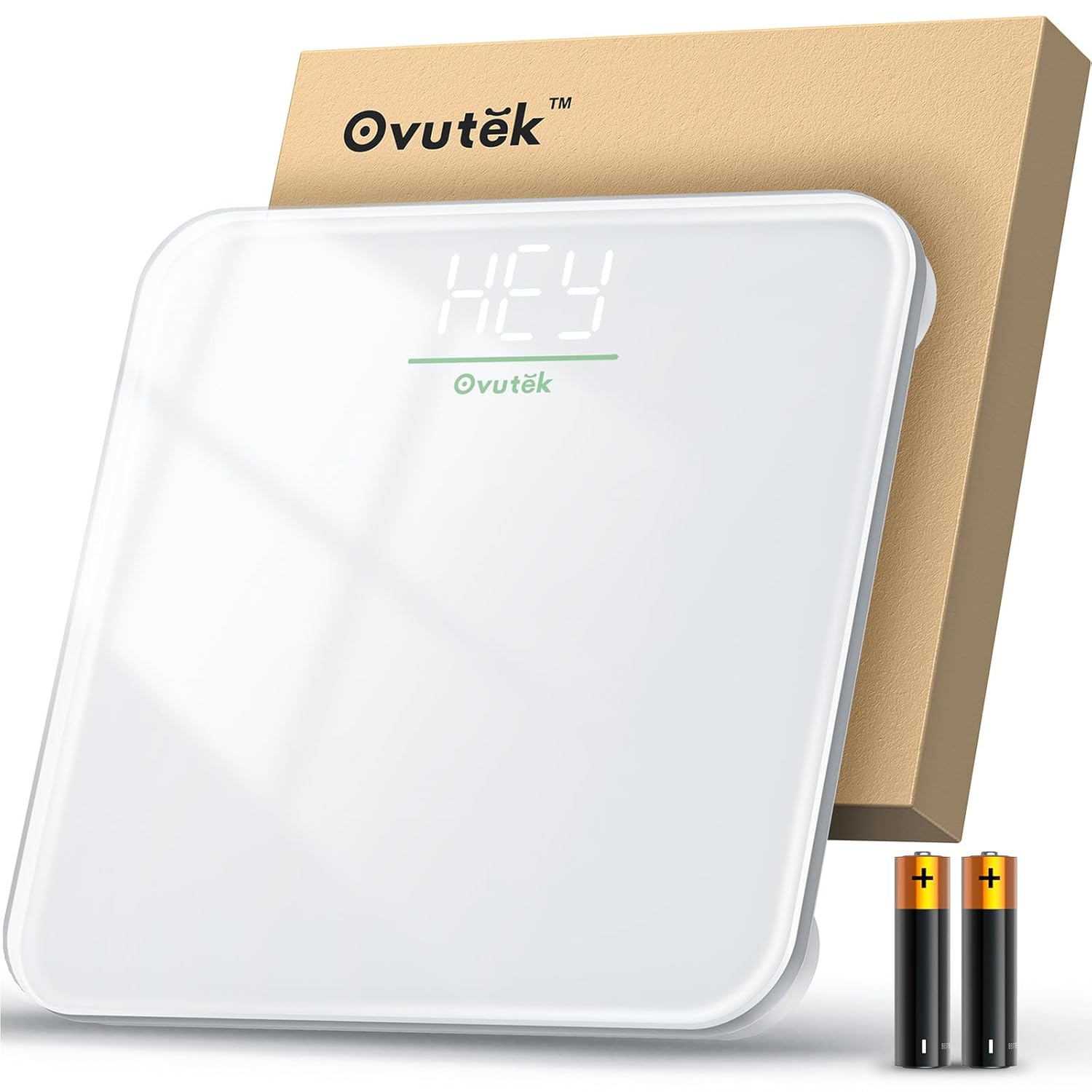 Bathroom Scale for Body Weight, Highly Accurate Digital Weighing Machine for People, Upgraded Batteries Included