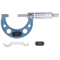 HARFINGTON Metric Outside Micrometer 25-50mm Range +/-0.01mm Accuracy,Blue