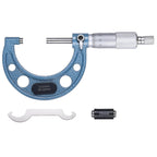HARFINGTON Metric Outside Micrometer 25-50mm Range +/-0.01mm Accuracy,Blue