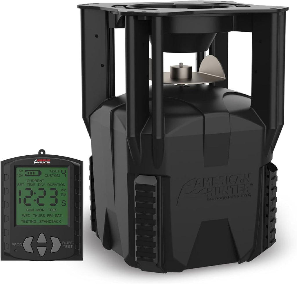 XDE Feeder Kit | Hunting Versatile Automatic Durable Steel Control Box with Motor & Digital Timer for Deer Game Feeder