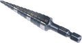 1/8"-1/2" Quick Change M2 Step Drill Bit Unibit Hole Drilling