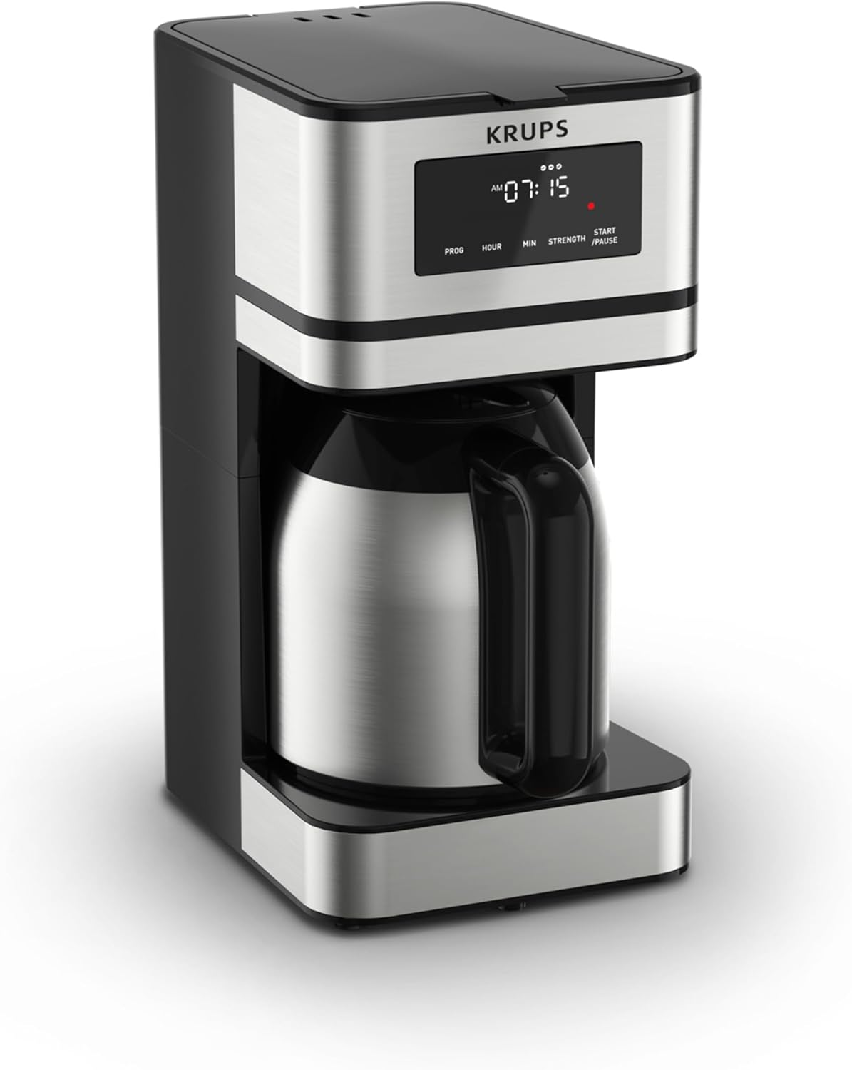12-Cup Programmable Thermal Carafe Coffee Maker with 3 Strengths | 24-hour programmable, 3 brew strengths