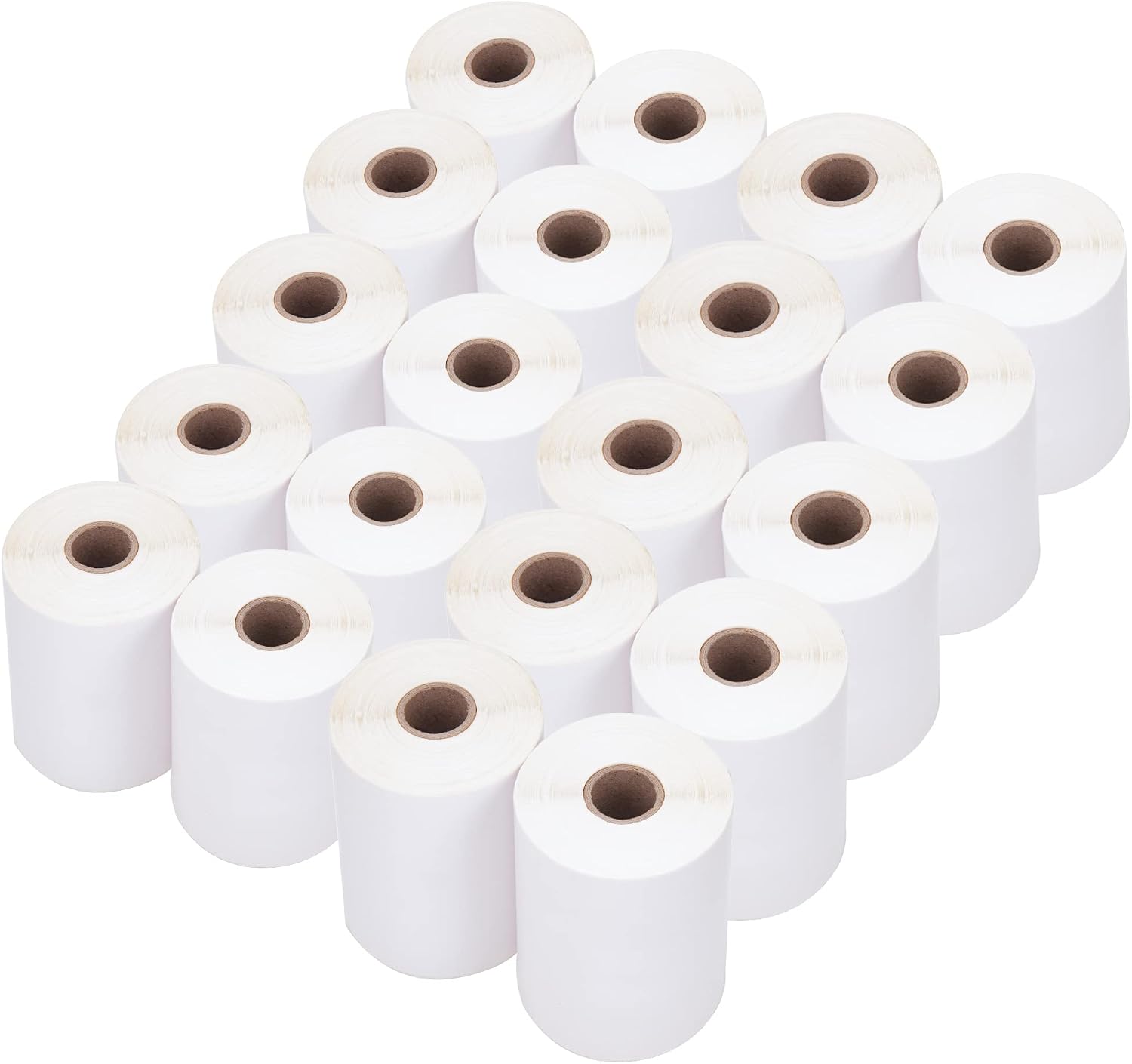 4" x 6" Direct Thermal Shipping Labels, 5,000 Labels, 20 Rolls | With perforated lines, writable, compatible with