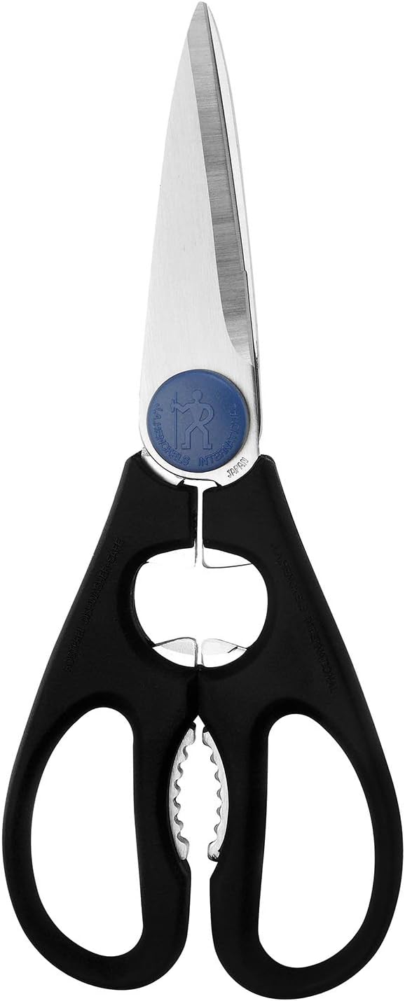 Kitchen Shears, Made in Japan, Kitchen Scissors, Multi-Purpose Scissors with Stainless Steel Blades, Built-In Bottle