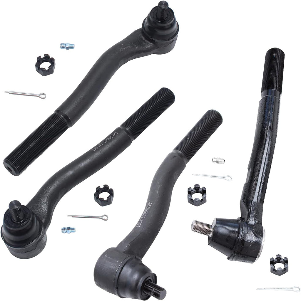 Detroit Axle - Front Tie Rod Ends for 1999-2004 Jeep Grand Cherokee