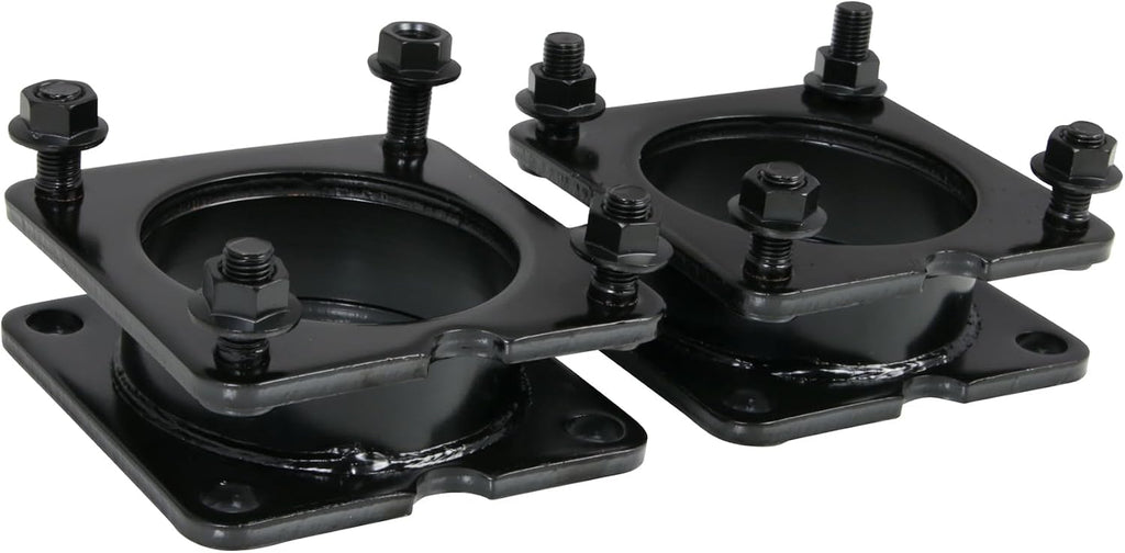 RockTrix Front Leveling Kit - 1.5 inch Lift, Black Steel Spacer