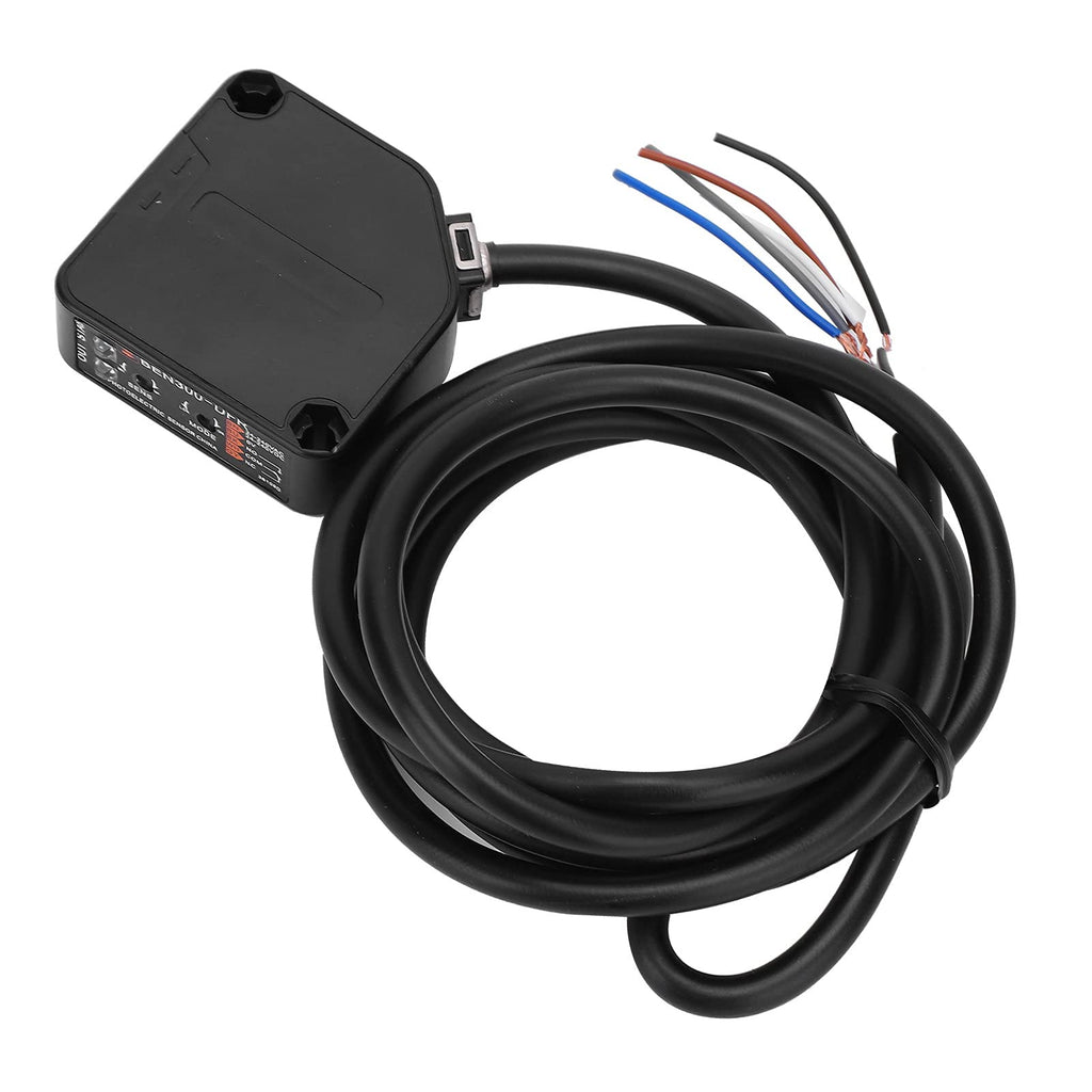 Hilitand Photoelectric Switch Diffuse Reflection Sensor Proximity Switch 24‑240V BEN300‑ for Level Detection, Level Control