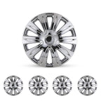 14" Hubcaps, Wheel Rim Cover, ABS Material, 4 Packs, Chrome