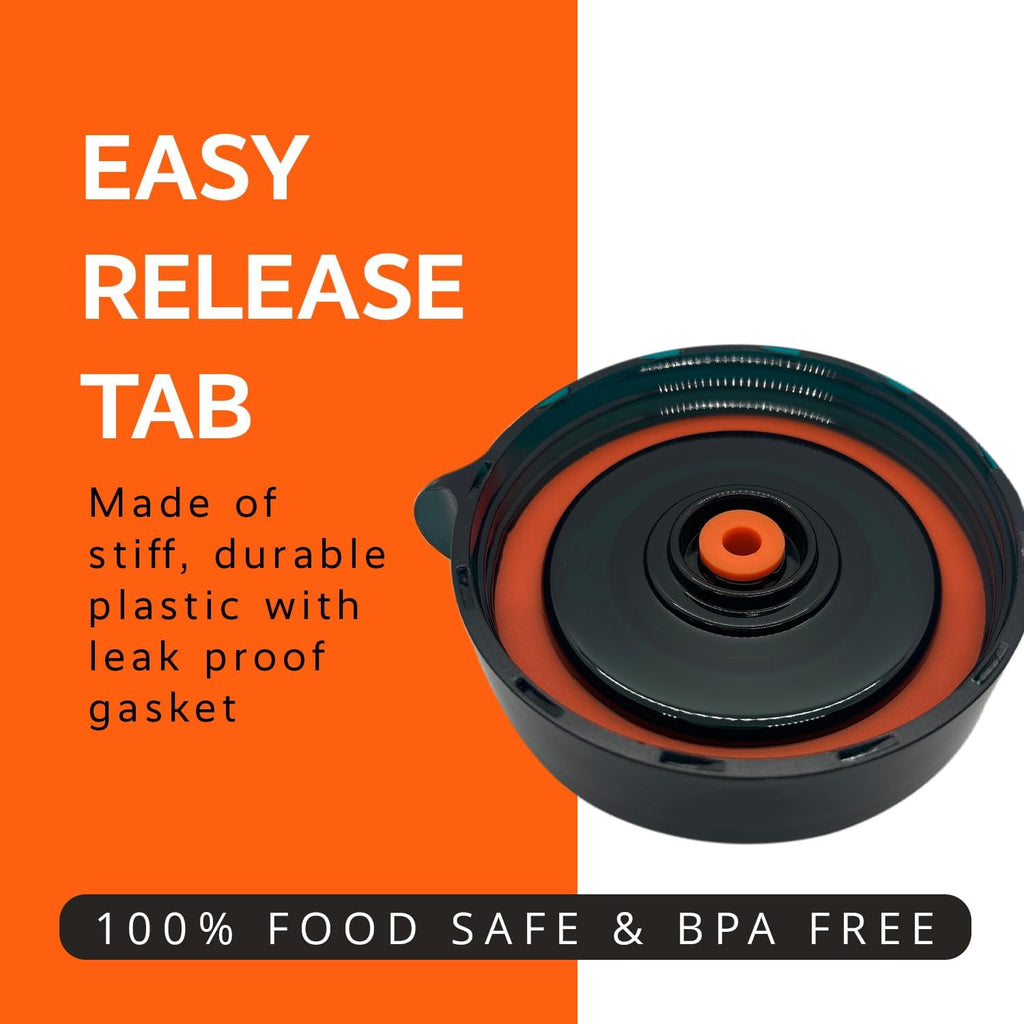 Fermentation Lids Kit, Mason Jar Airlock Lid, Fermenting Lids for Wide Mouth Mason Jars, Kimchi, Pickle, and