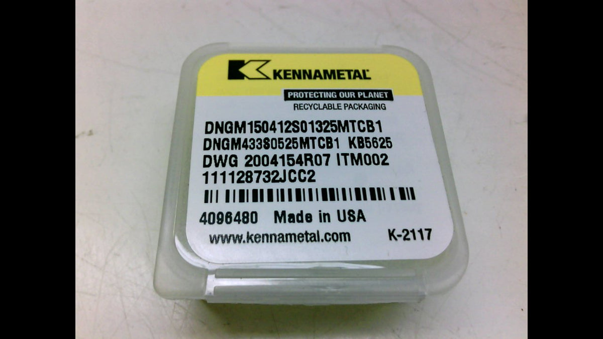 Kennametal Dngm150412s01325mtcb1 Carbide Insert, Turning Insert, Dngm150412s01325mtcb1
