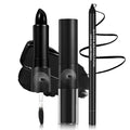 Black Lipstick Lip Liner Set,Double Head Liquid Lipstick Lip Gloss | Goth Makeup,Halloween Makeup,Soft and Silky