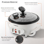 Home Coffee Bean Roaster Machine - CAFEMASY Coffee Bean Handle Design Electric Automatic Coffee Roaster with Timer