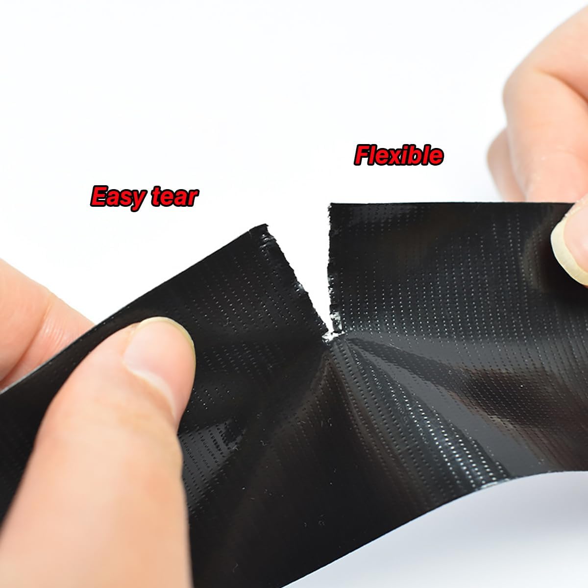 3Pack Black Duct Tape Heavy Duty Waterproof 60 Yards x 2 Inch Total