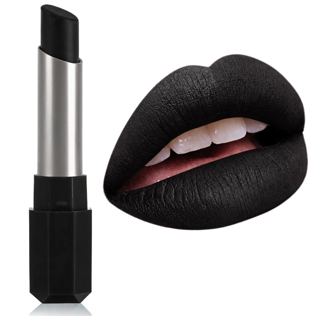 Halloween Black Lipstick,Cream Matte Lipstick Face Paint Stick