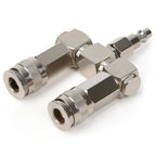 2-Way Air Hose Splitter, 1/4" NPT Air Compressor Connector