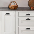 10 Pack 2-1/2" Drawer Pulls Matte Black Cabinet Cup Pulls Kitchen Hardware Cabinet Handles Drawer Handles Knobs 2-1/2