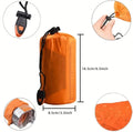 2 Person Emergency Survival Sleeping Bag Thermal Bivy Shelter Tent Kit Mylar Tube Waterproof Outdoor SOS Thermal