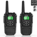 Walkie Talkies Long Range for Adult, MT10 Rechargeable Walkie Talkies FRS Two Way Radio, NOAA, 1200mAh Li-ion Battery