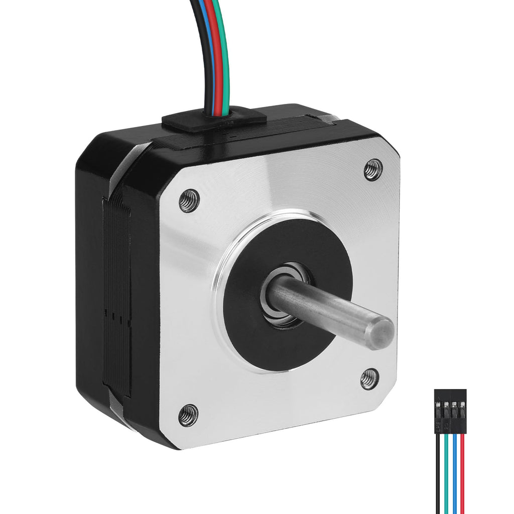 YEJMKJ Nema 17 Stepper Motor 42x23mm 0.16Nm (22.66oz·in) 0.8A 4.2Ω Bipolar