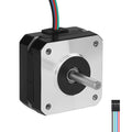 YEJMKJ Nema 17 Stepper Motor 42x23mm 0.16Nm (22.66oz·in) 0.8A 4.2Ω Bipolar