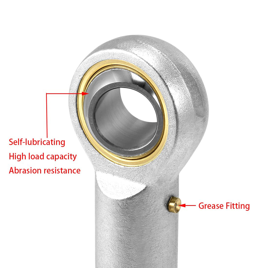 HiPicco PHSB5 Rod End Bearing, 2pcs 5/16-inch Bore Pre-Lubricated 5/16-24 Female Thread Right Hand Heim Joint