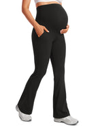 Maternity Flare Legging Pocket 31'' Black Medium