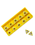 10PCS Carbide Inserts Turning Inserts - TCMT16T308 Lathe Cutting Tools Indexable Replacement for Precision Work