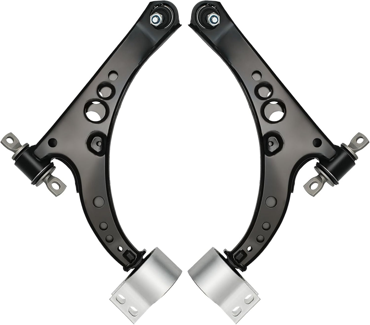 AUQDD 2Pc Suspension Front Lower Control Arm and Ball Joint Assembly Fit For 2016 2017 2018 2019 Chevy Cruze, 16-19 Volt (OE# K623586 K623587 527-373 527-374 39001025 39001026 13466362 13466363)