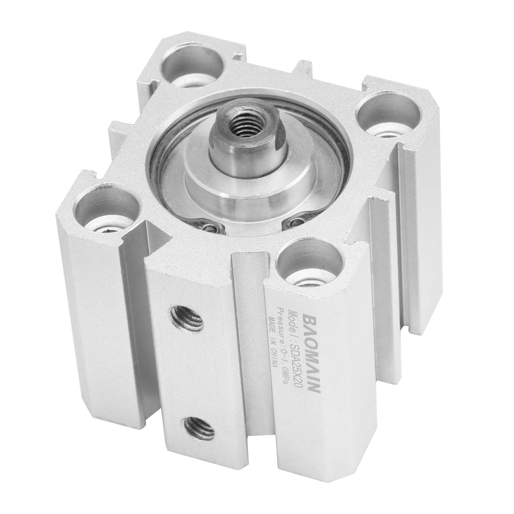 Baomain Compact Thin Air Cylinder SDA25x20 25mm Bore 20mm Stroke