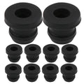 12pcs Black Rubber Stove Grate Pad Replacement with Heat Resistance