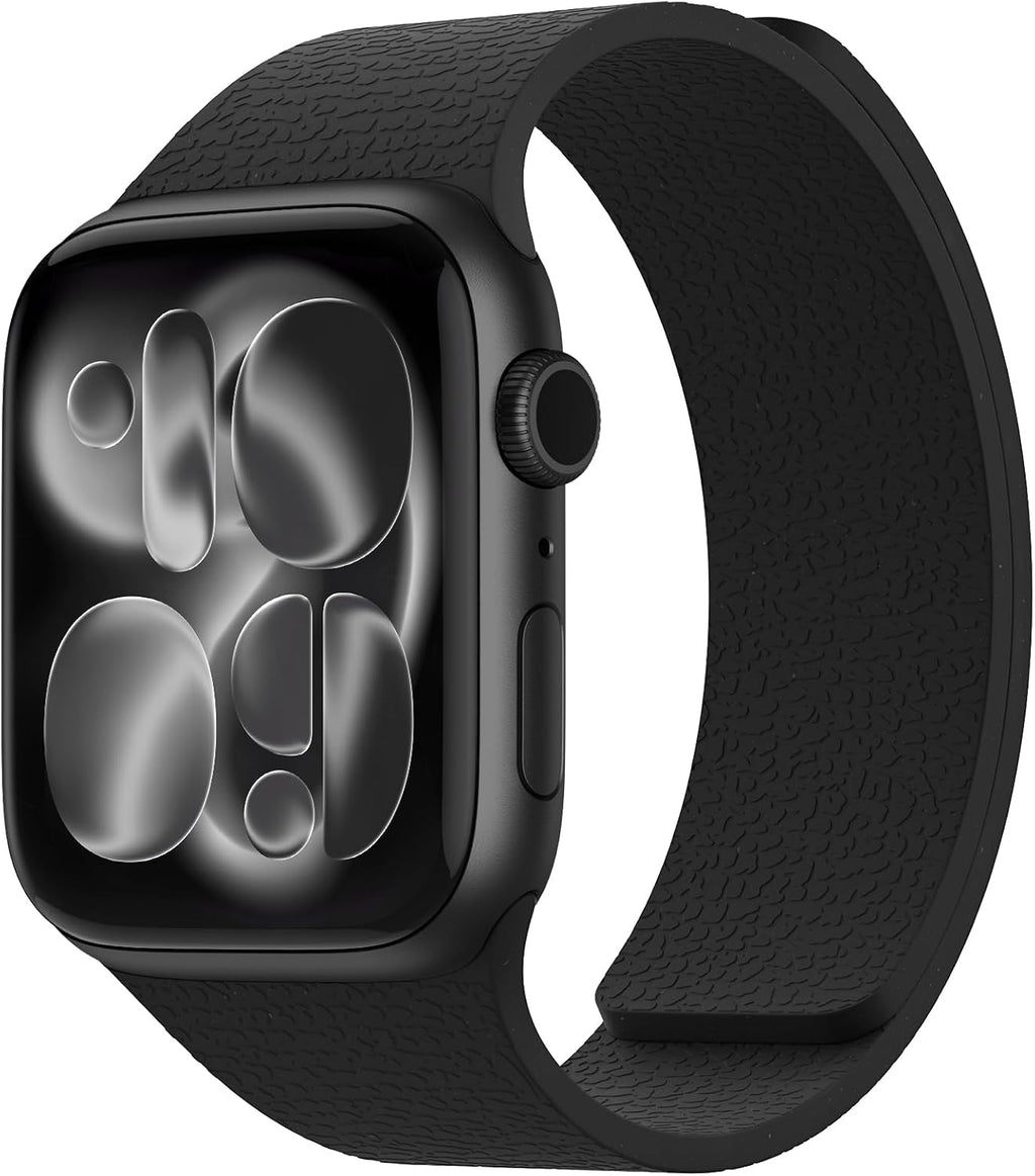 Magnetic Silicone Band Compatible with Apple Watch Band Ultra 3/2/1 & SE 3/2/1 & Series 11 10 9 8 7 6 5 4 3 49mm 46mm