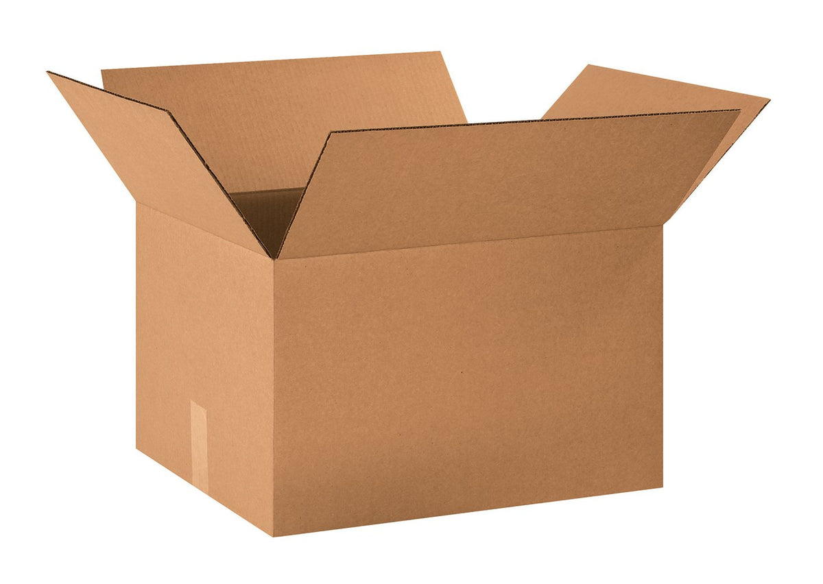 Shipping Boxes Medium 20"L x 16"W x 12"H 25-Pack - Corrugated Cardboard Box for Moving, Mailing, Packing, Packaging