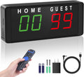 LED Electronic Scoreboard Digital Score Keeper with Remote & Tripod, Basketball Scoreboard with Shot Clock & Timer &