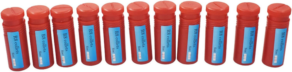 High Accuracy 11 Pcs R8 Collet Set 1/8-3/4 Inch