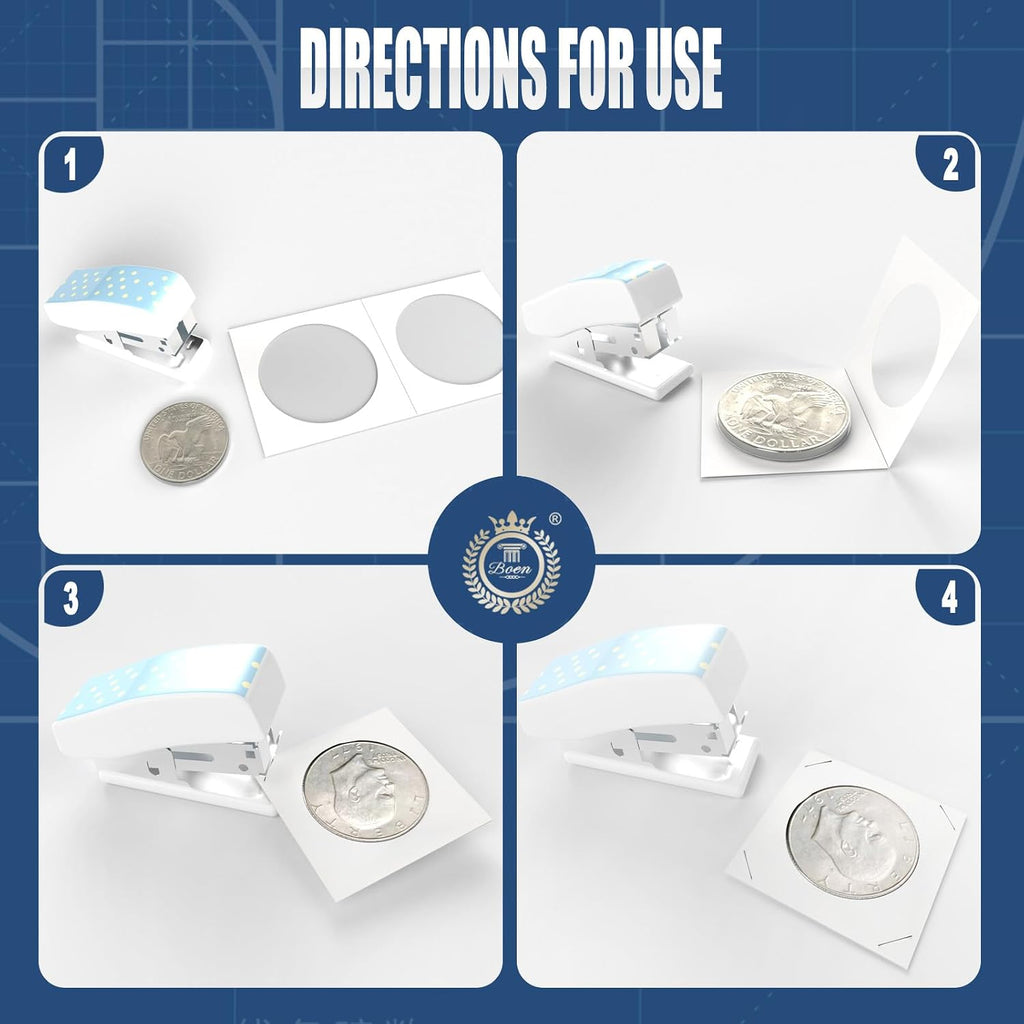 100PCS Coin Flips 23mm/0.9 Inch for Nickel | Coin Holders for Colletors The Coin Collection Supplies The Coin