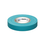 Tapes Pro Gaff Premium Matte Cloth Gaffer's Tape with Rubber Adhesive, 11 mils Thick, 55 yds Length, 1" Width, Teal