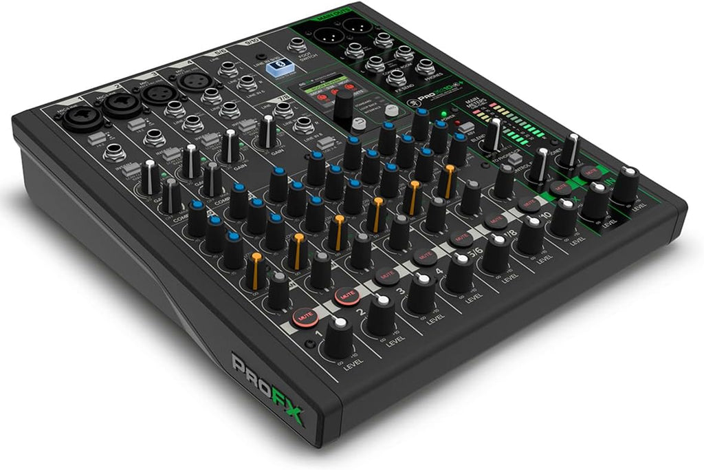ProFX10v3+ 10-Channel Professional Analog Mixer with USB, Onyx Mic Preamps, GigFX Effects Engine, and Bluetooth |